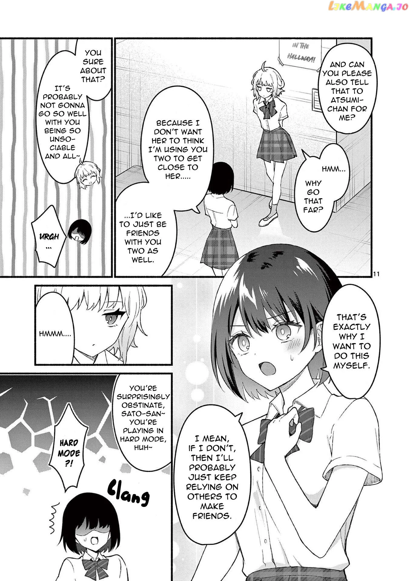 Shiotaiou no Sato-san ga Ore ni dake Amai Chapter 54 page 11