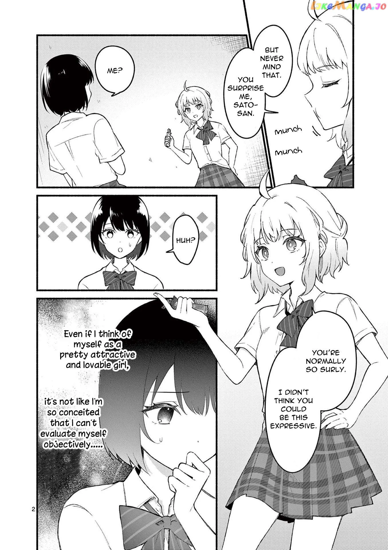 Shiotaiou no Sato-san ga Ore ni dake Amai Chapter 54 page 2