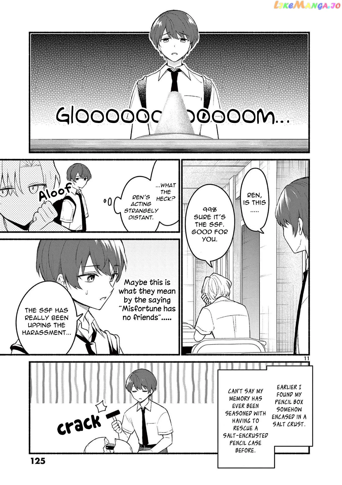 Shiotaiou no Sato-san ga Ore ni dake Amai Chapter 55 page 11
