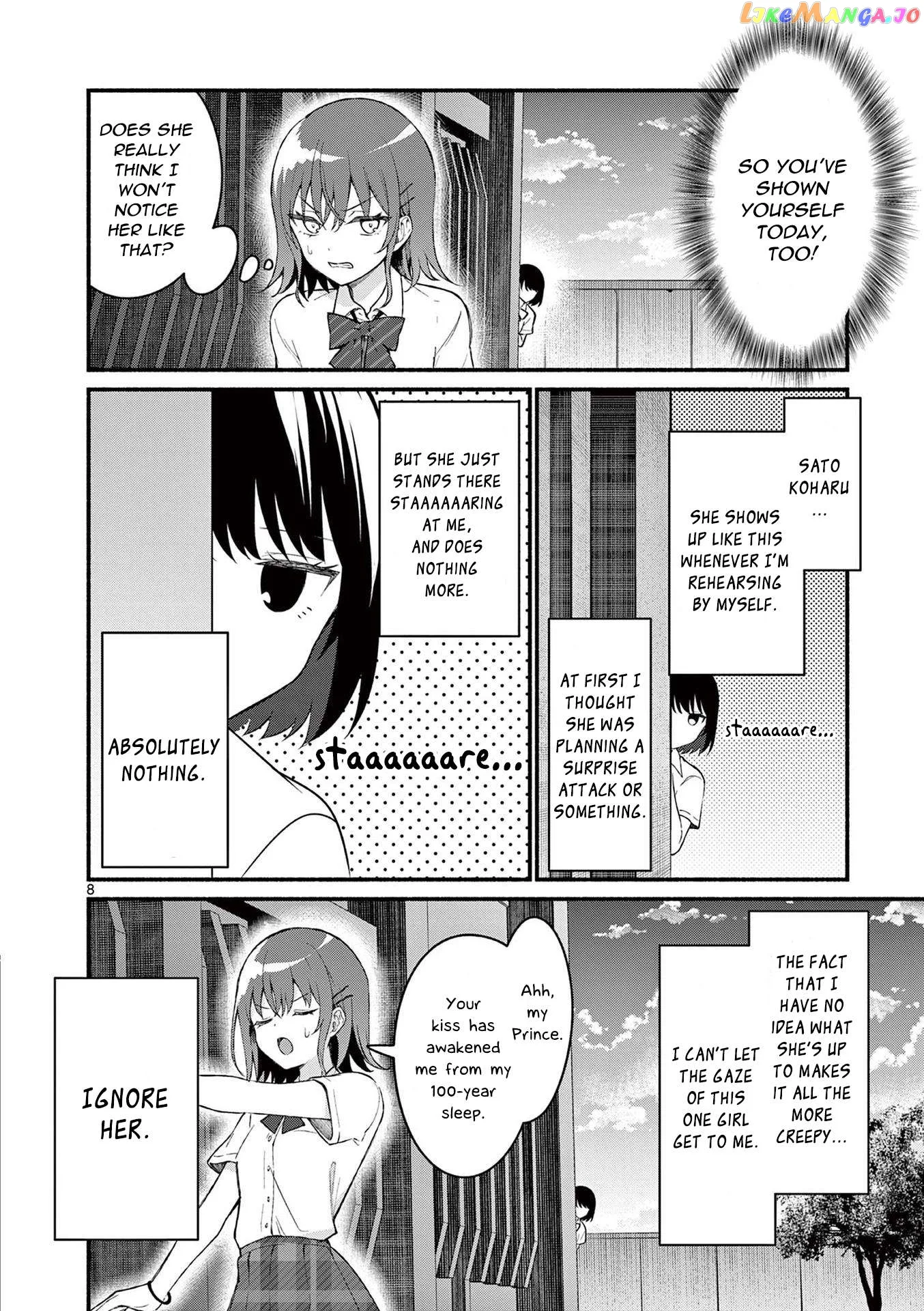 Shiotaiou no Sato-san ga Ore ni dake Amai Chapter 55 page 8