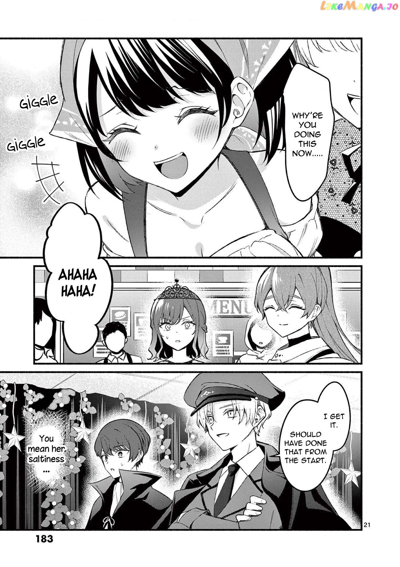 Shiotaiou no Sato-san ga Ore ni dake Amai Chapter 57 page 21
