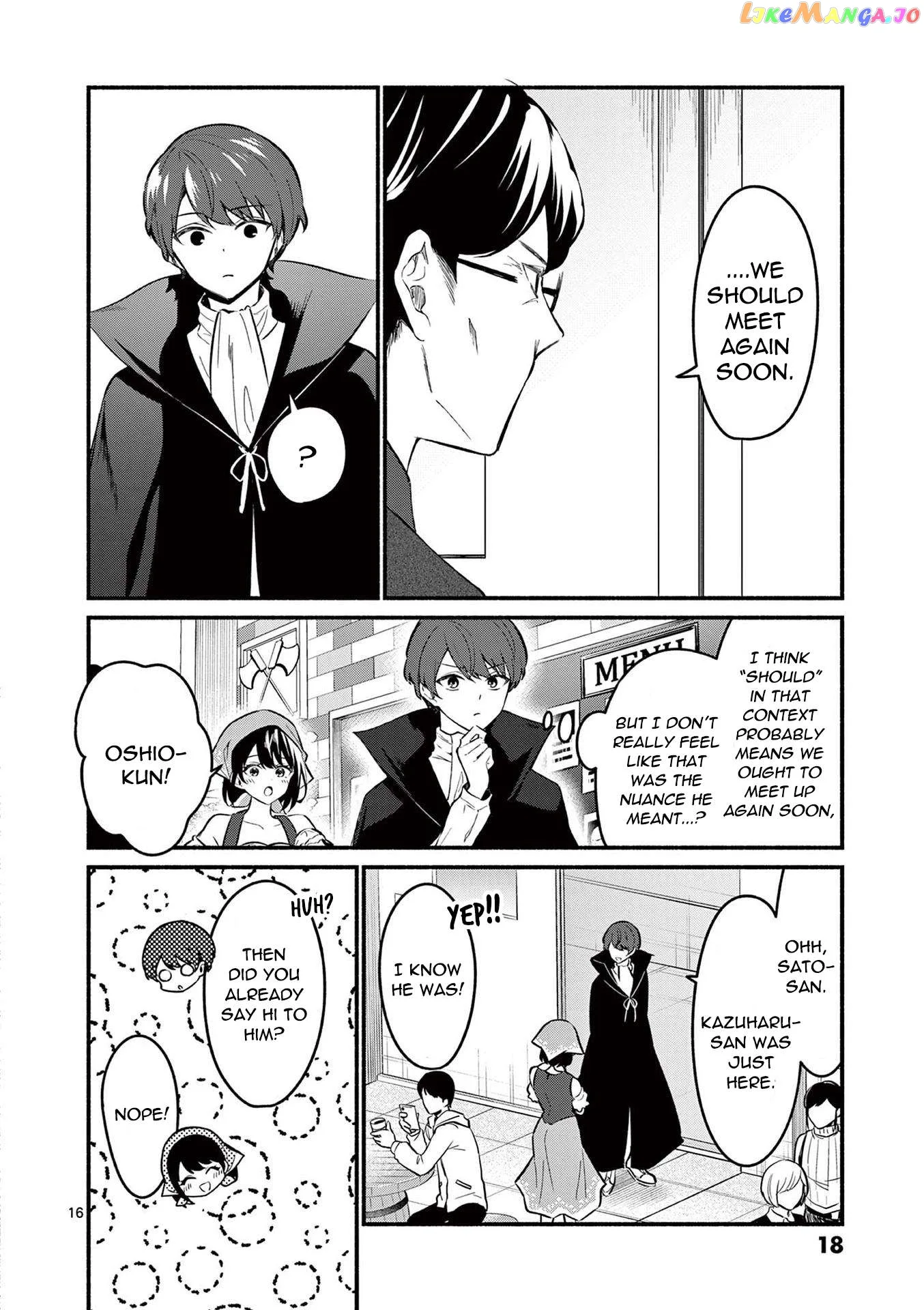 Shiotaiou no Sato-san ga Ore ni dake Amai Chapter 58 page 16