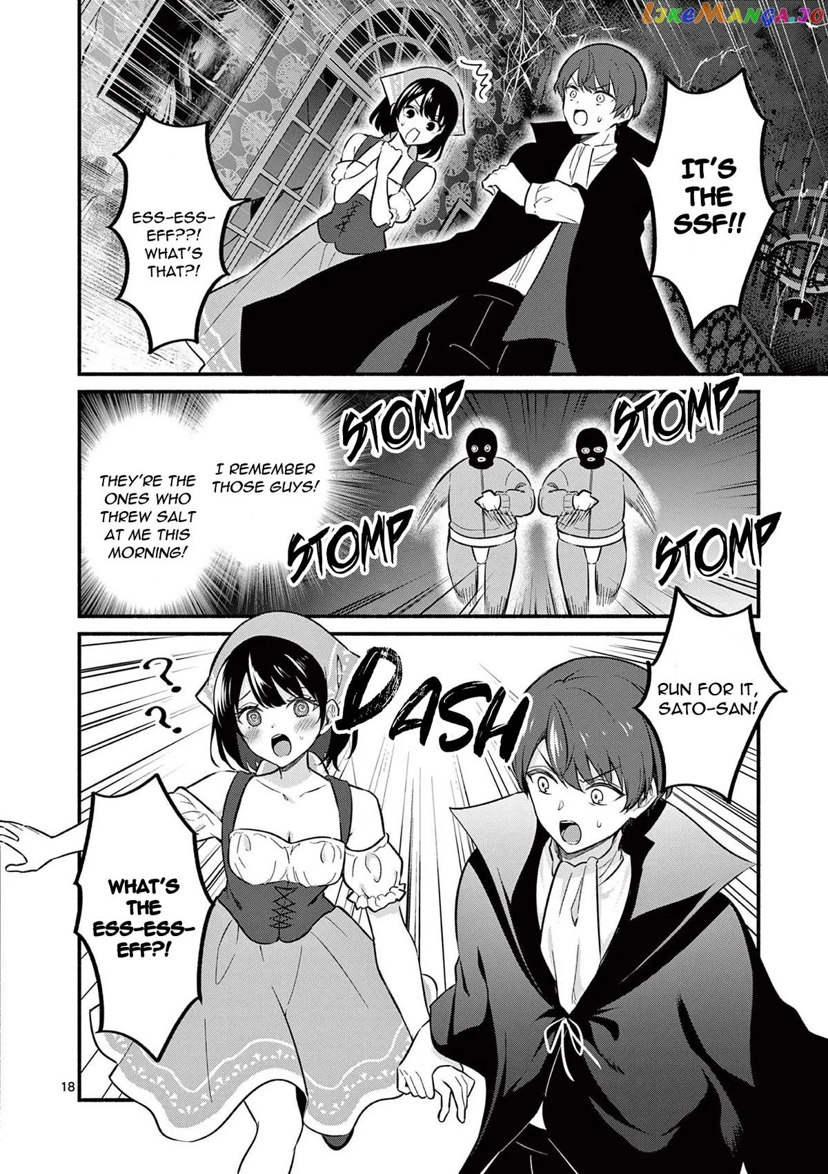 Shiotaiou no Sato-san ga Ore ni dake Amai Chapter 59 page 18