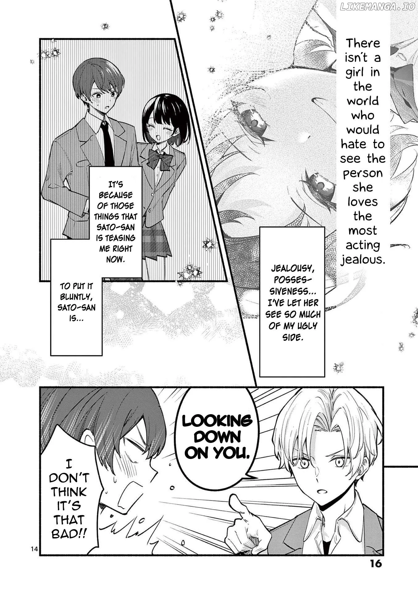 Shiotaiou no Sato-san ga Ore ni dake Amai Chapter 68 page 14