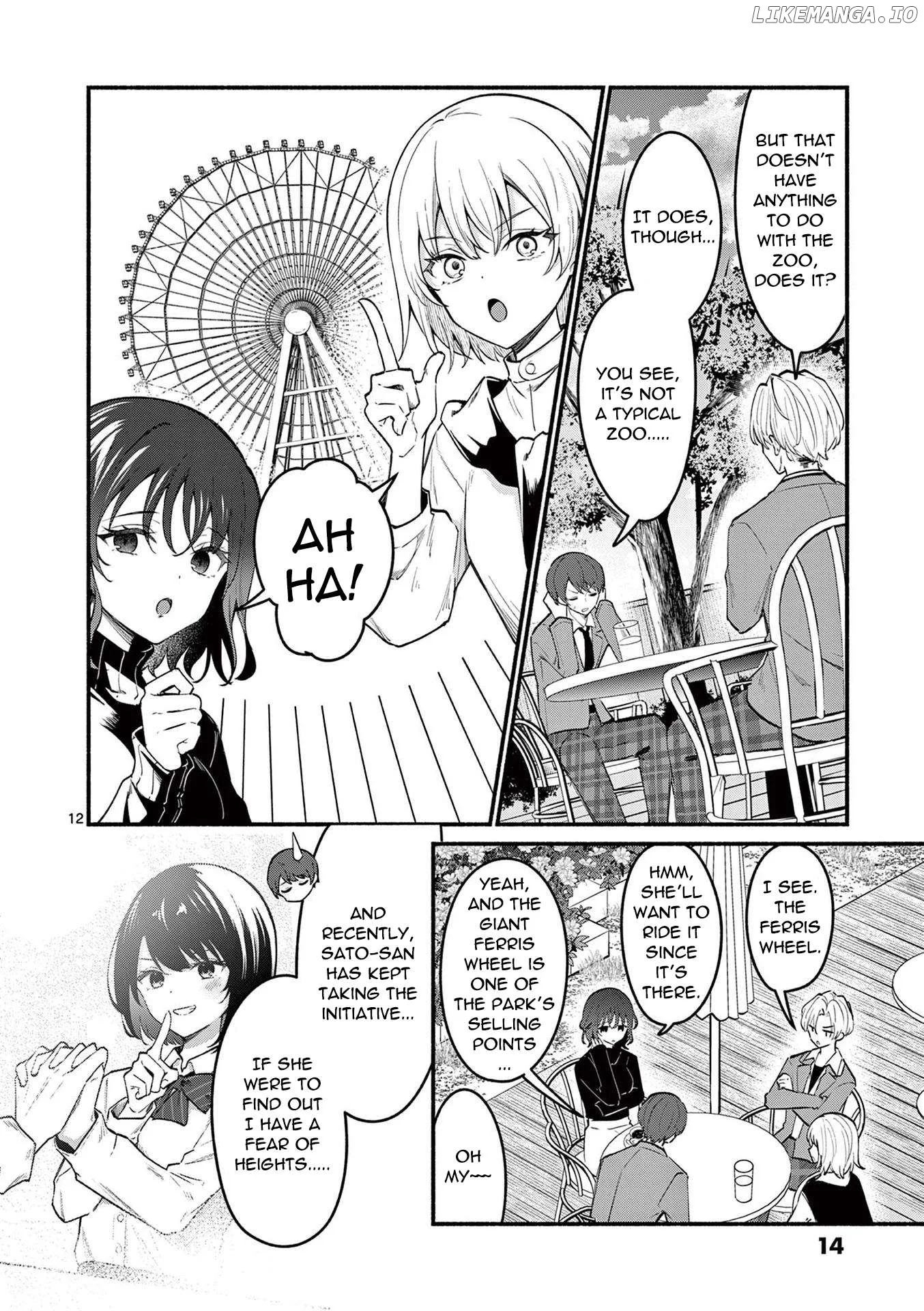 Shiotaiou no Sato-san ga Ore ni dake Amai Chapter 68 page 12