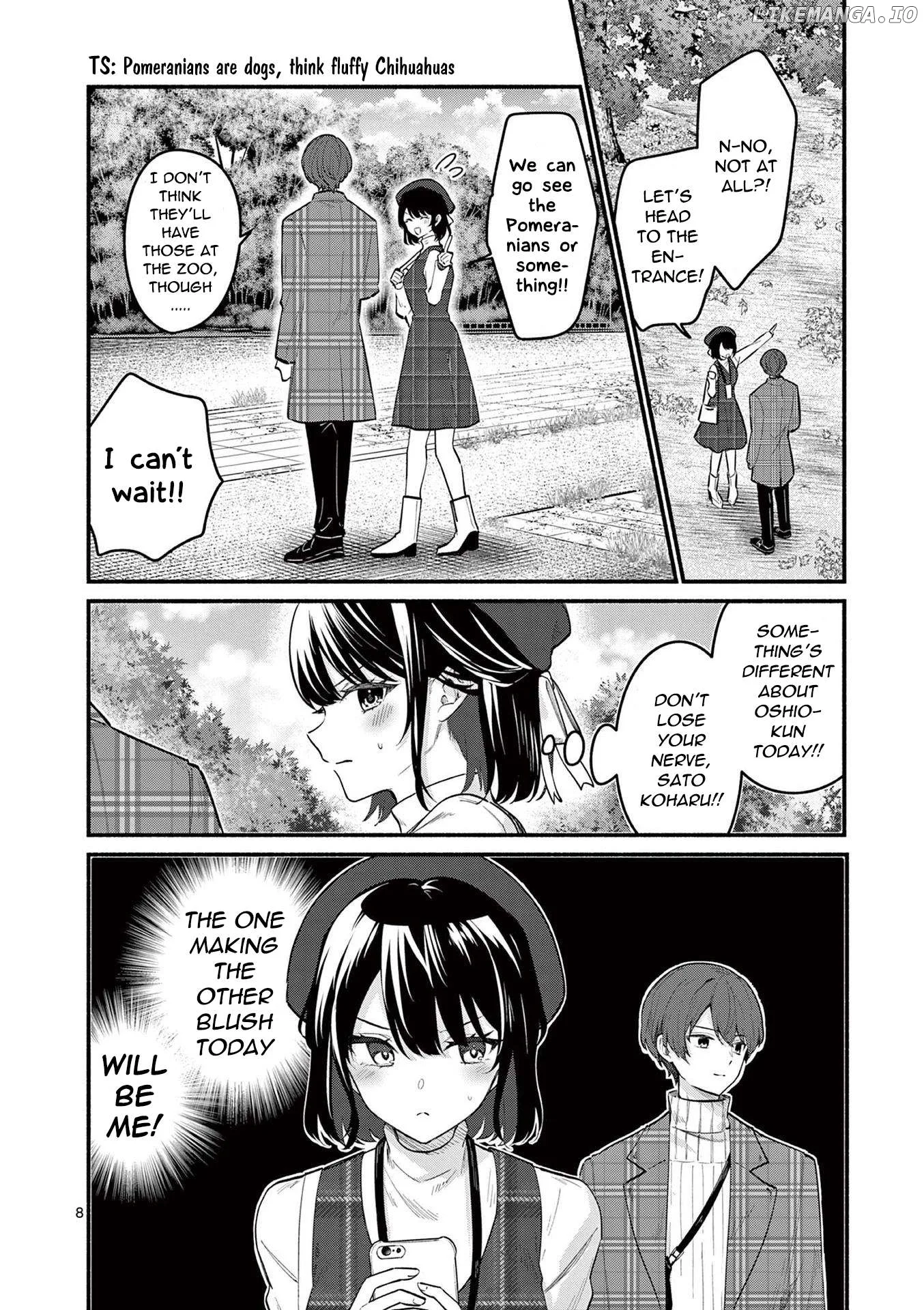 Shiotaiou no Sato-san ga Ore ni dake Amai Chapter 69 page 8
