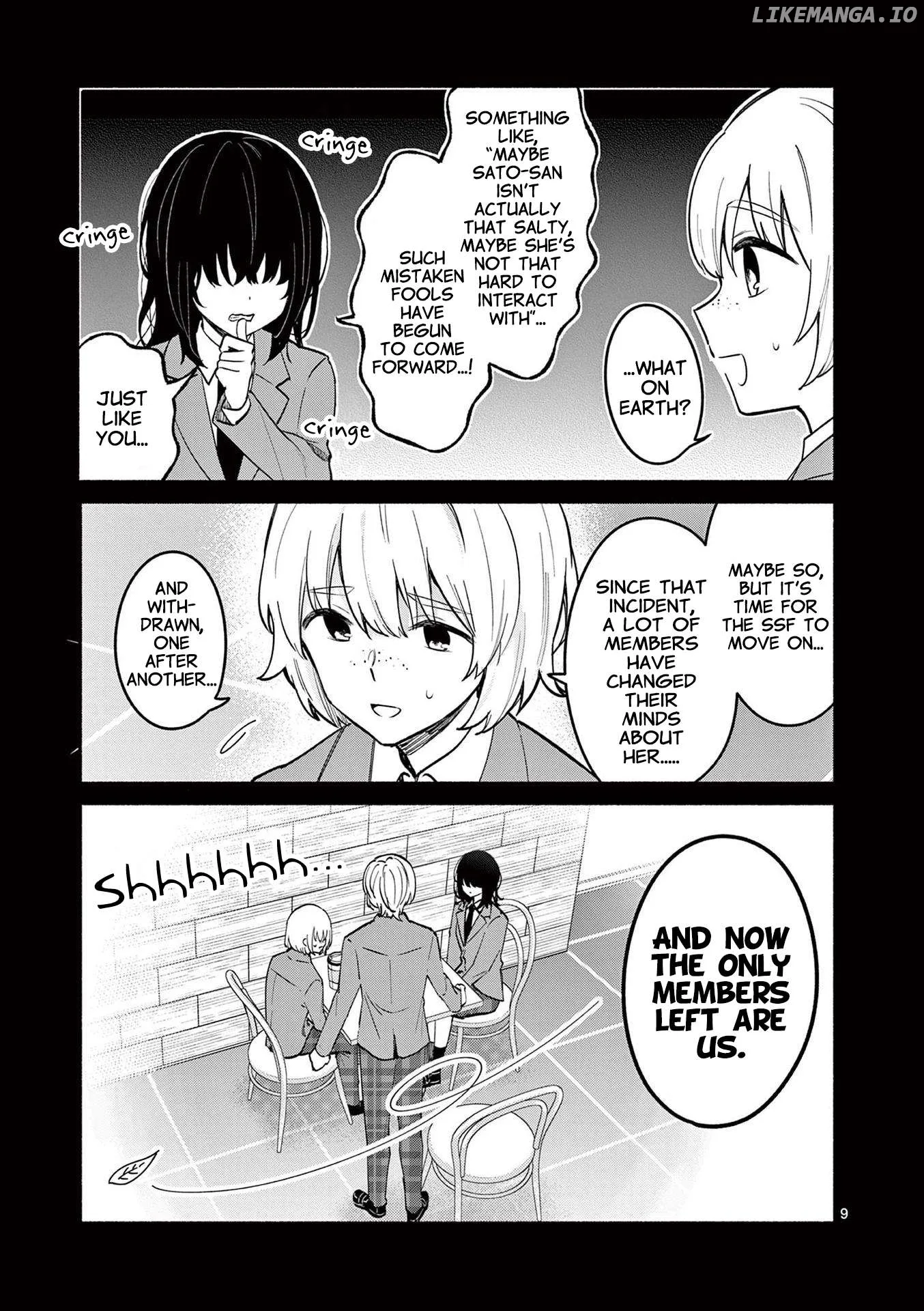 Shiotaiou no Sato-san ga Ore ni dake Amai Chapter 72 page 9