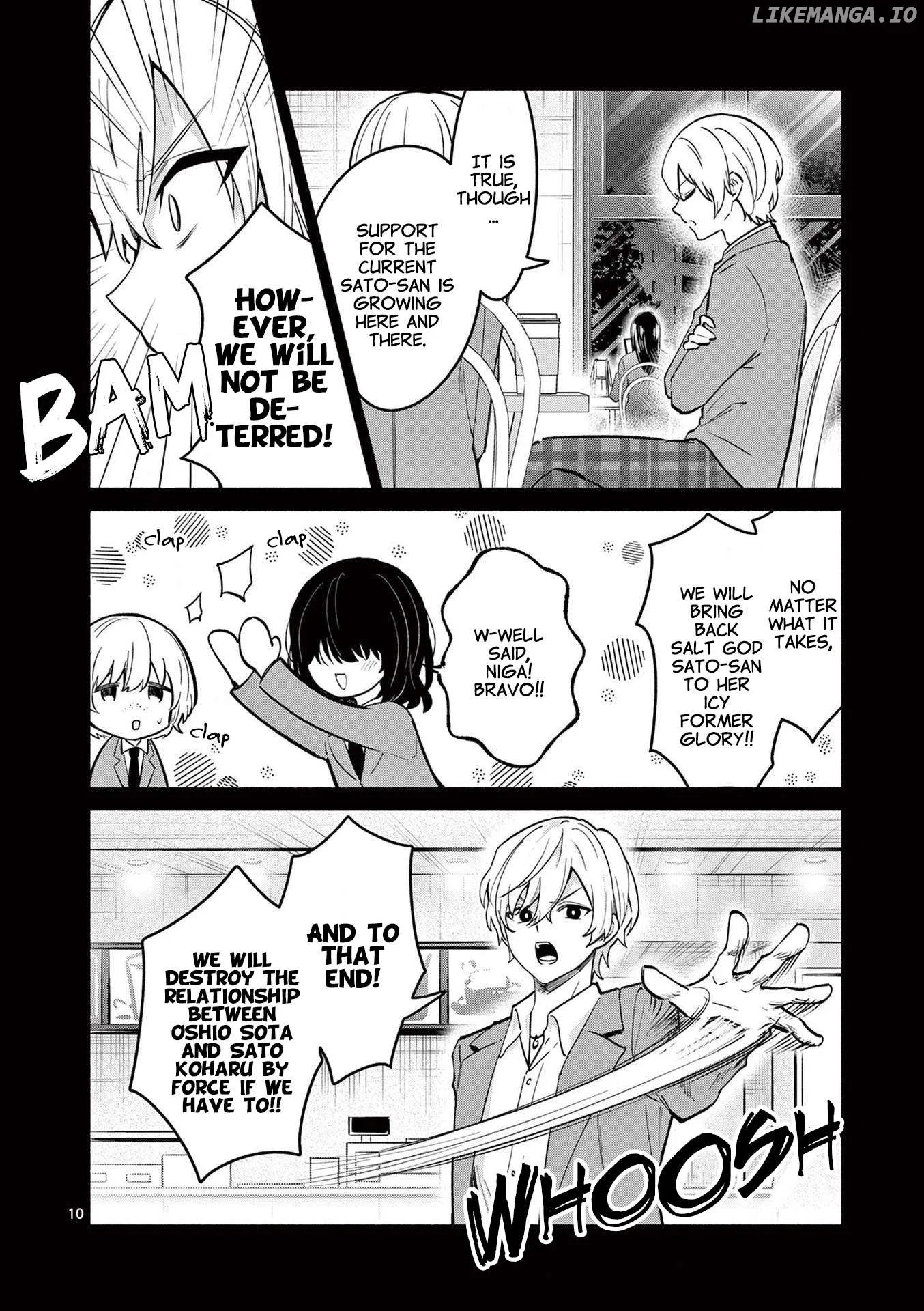Shiotaiou no Sato-san ga Ore ni dake Amai Chapter 72 page 10