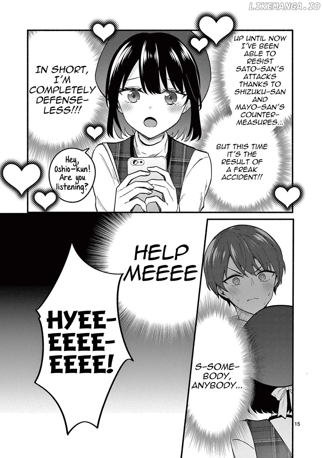 Shiotaiou no Sato-san ga Ore ni dake Amai Chapter 75 page 15