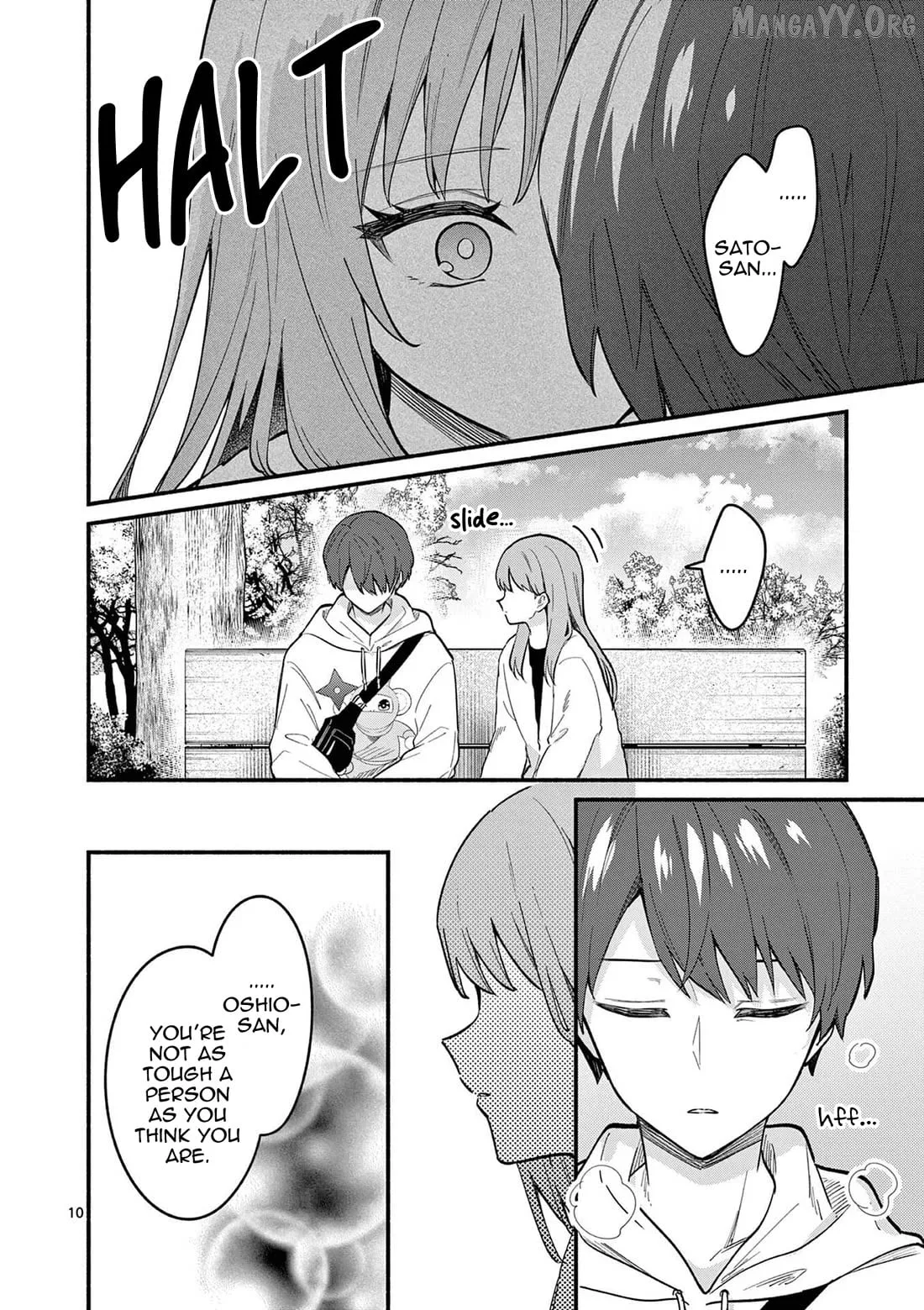 Shiotaiou no Sato-san ga Ore ni dake Amai Chapter 78 page 10