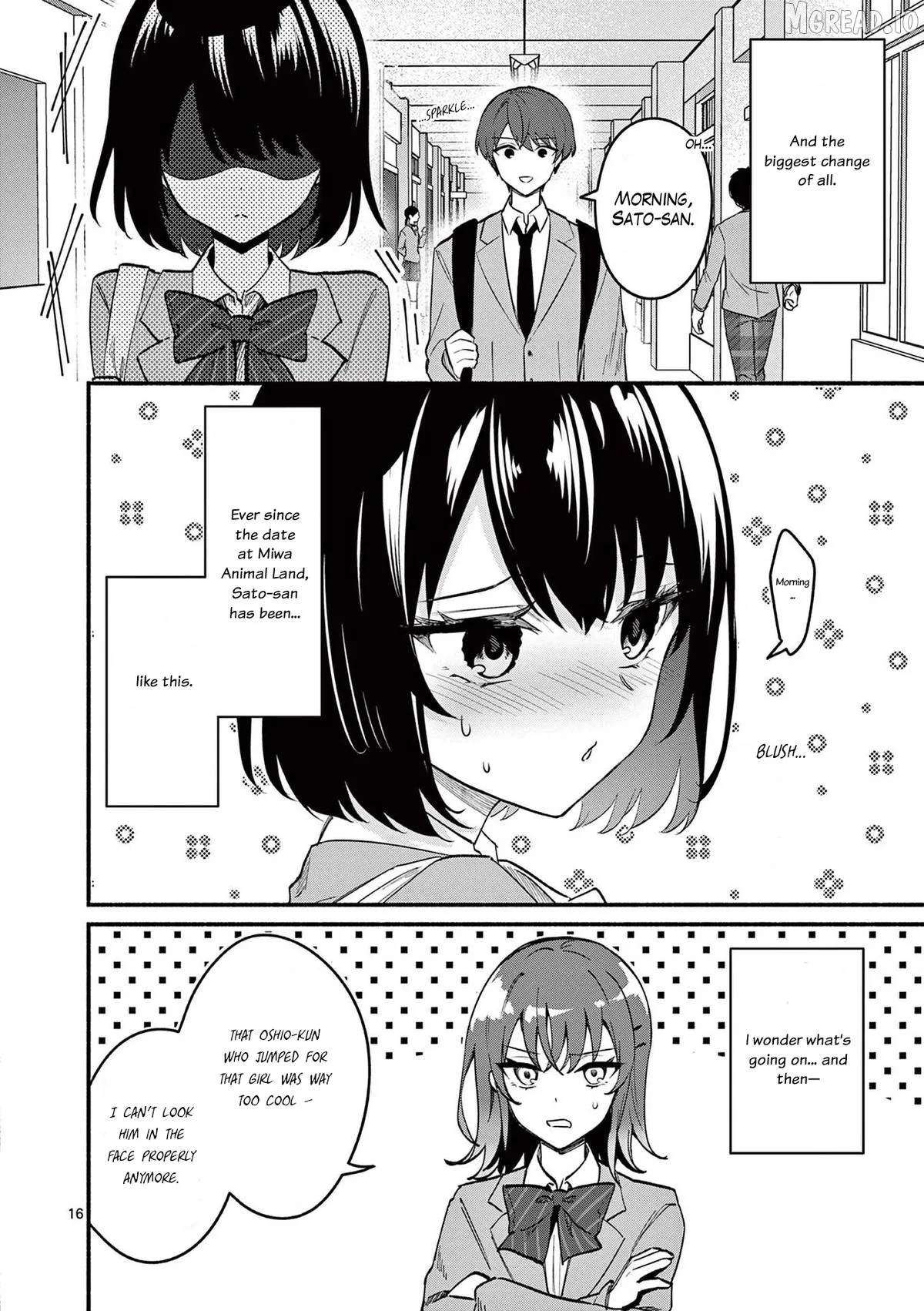 Shiotaiou no Sato-san ga Ore ni dake Amai Chapter 80 page 16