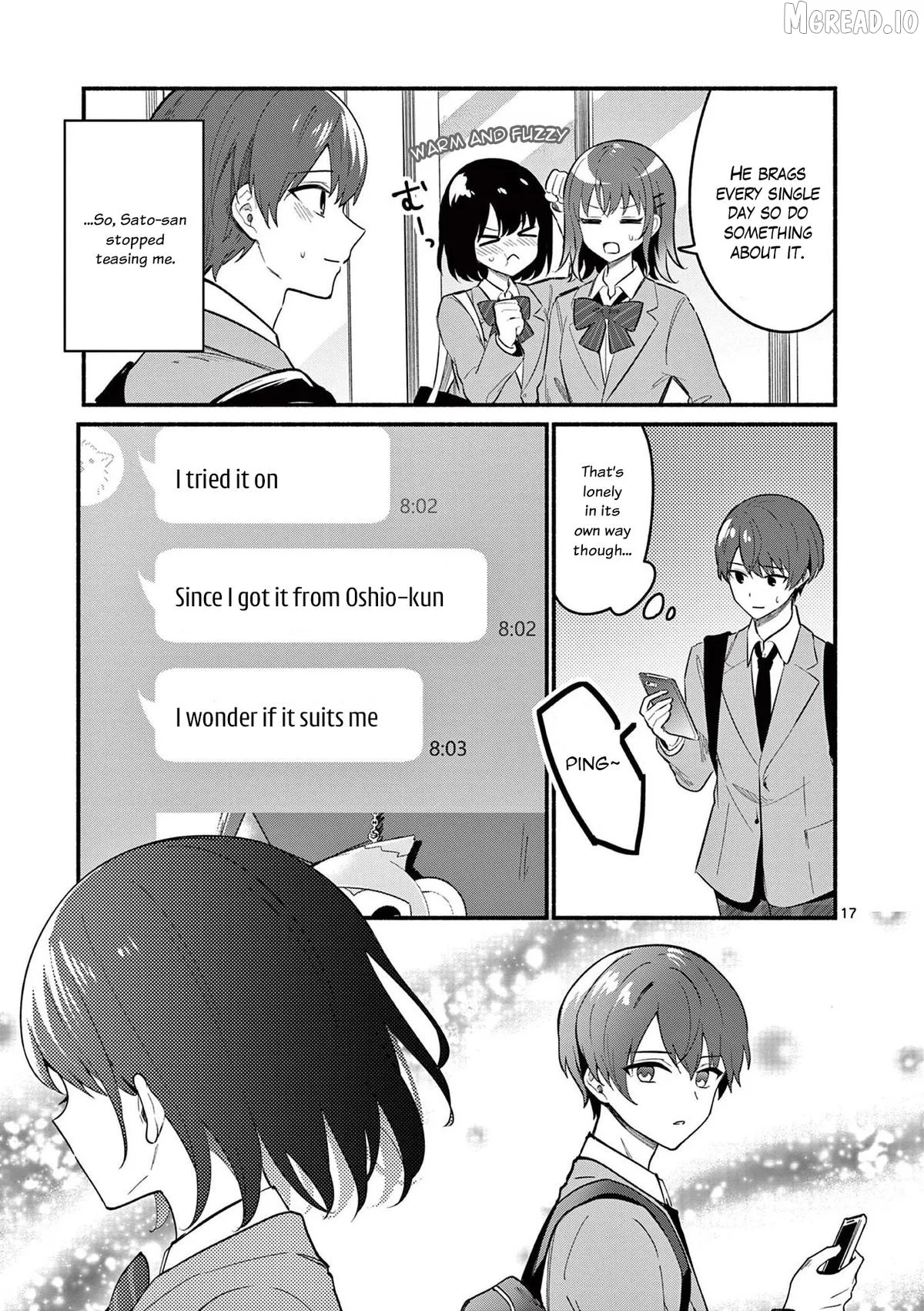 Shiotaiou no Sato-san ga Ore ni dake Amai Chapter 80 page 17