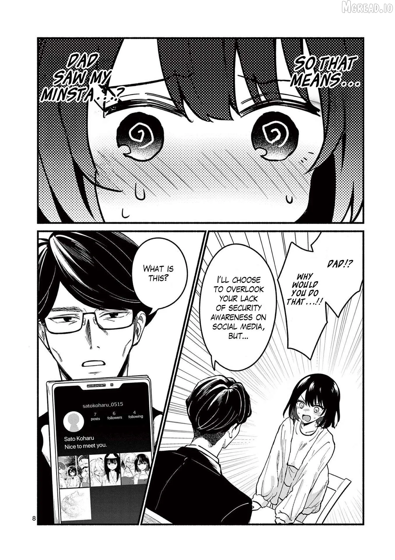 Shiotaiou no Sato-san ga Ore ni dake Amai Chapter 82 page 8