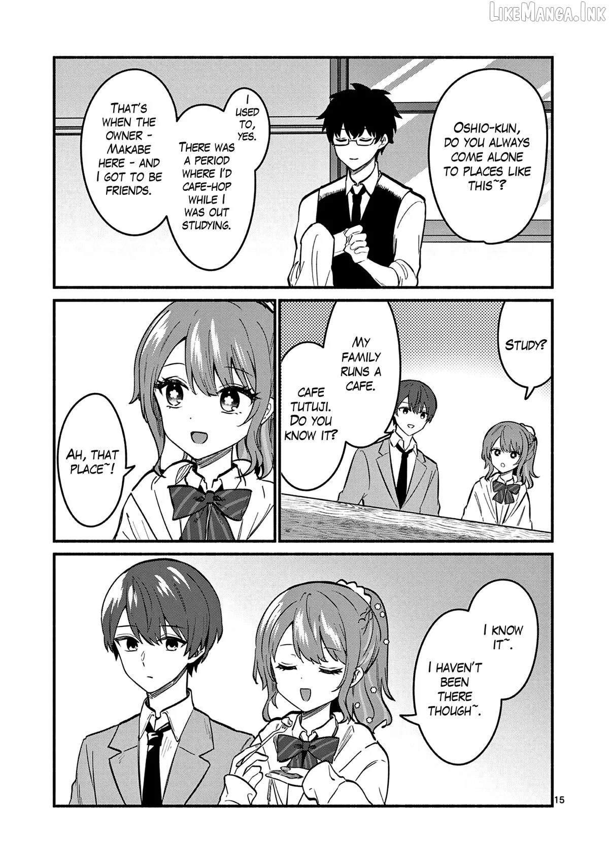 Shiotaiou no Sato-san ga Ore ni dake Amai Chapter 84 page 15