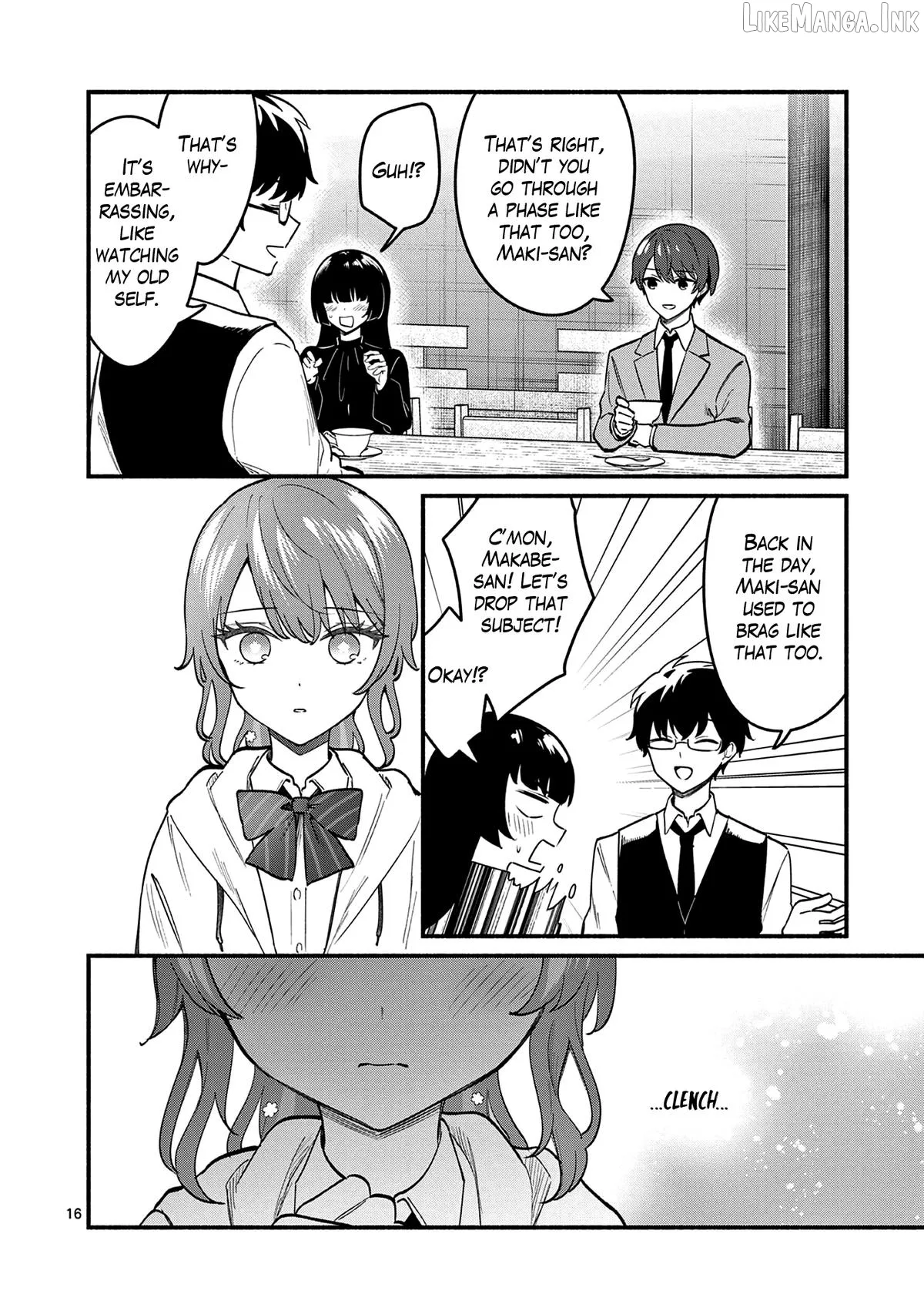 Shiotaiou no Sato-san ga Ore ni dake Amai Chapter 85 page 16