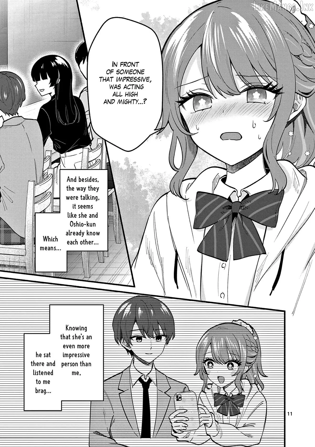 Shiotaiou no Sato-san ga Ore ni dake Amai Chapter 85 page 11