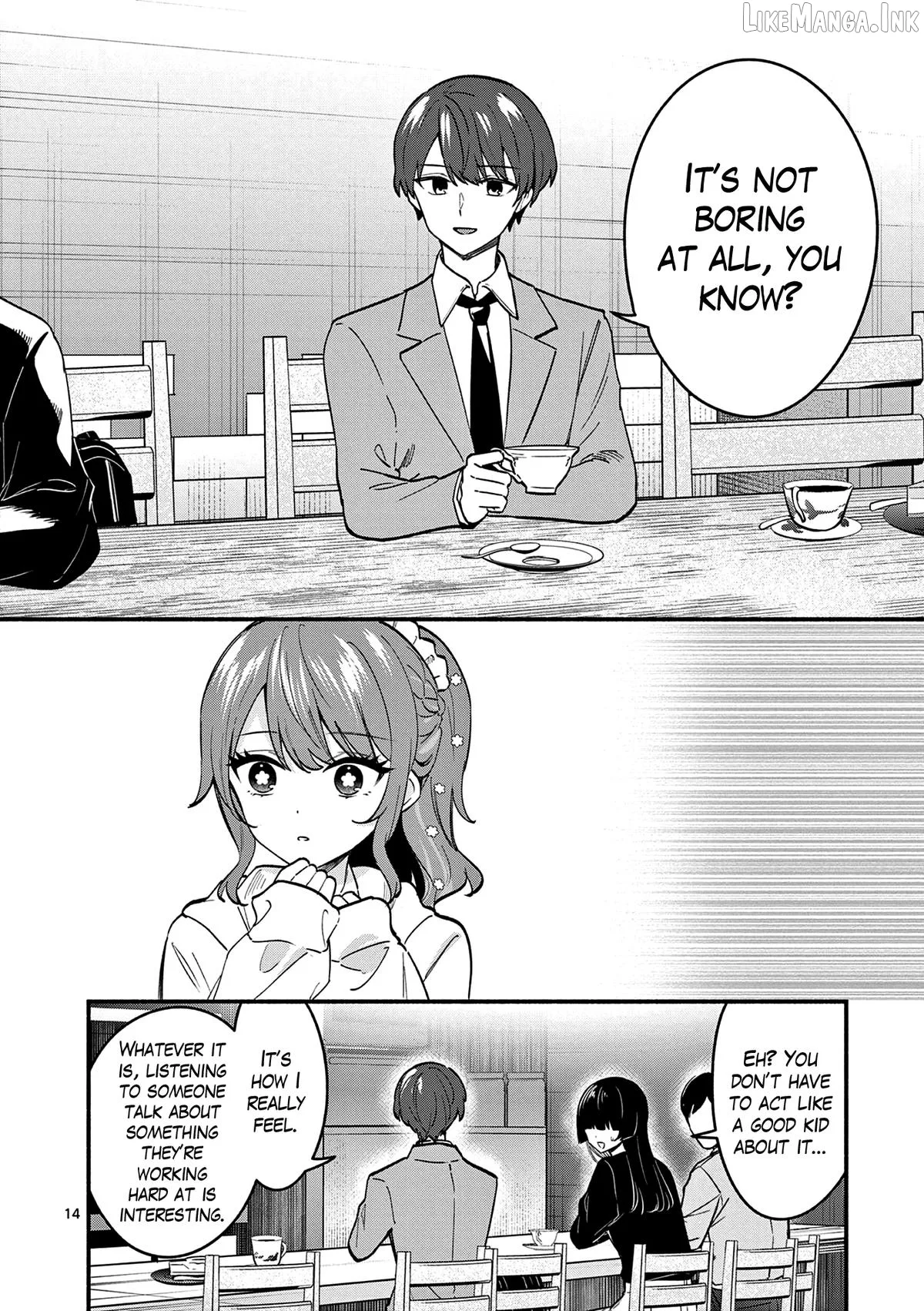 Shiotaiou no Sato-san ga Ore ni dake Amai Chapter 85 page 14