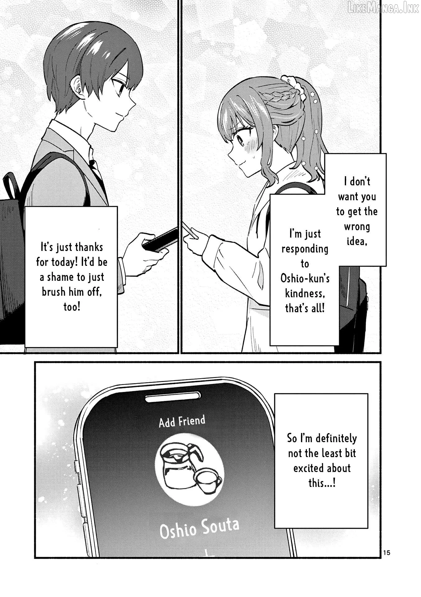 Shiotaiou no Sato-san ga Ore ni dake Amai Chapter 86 page 15