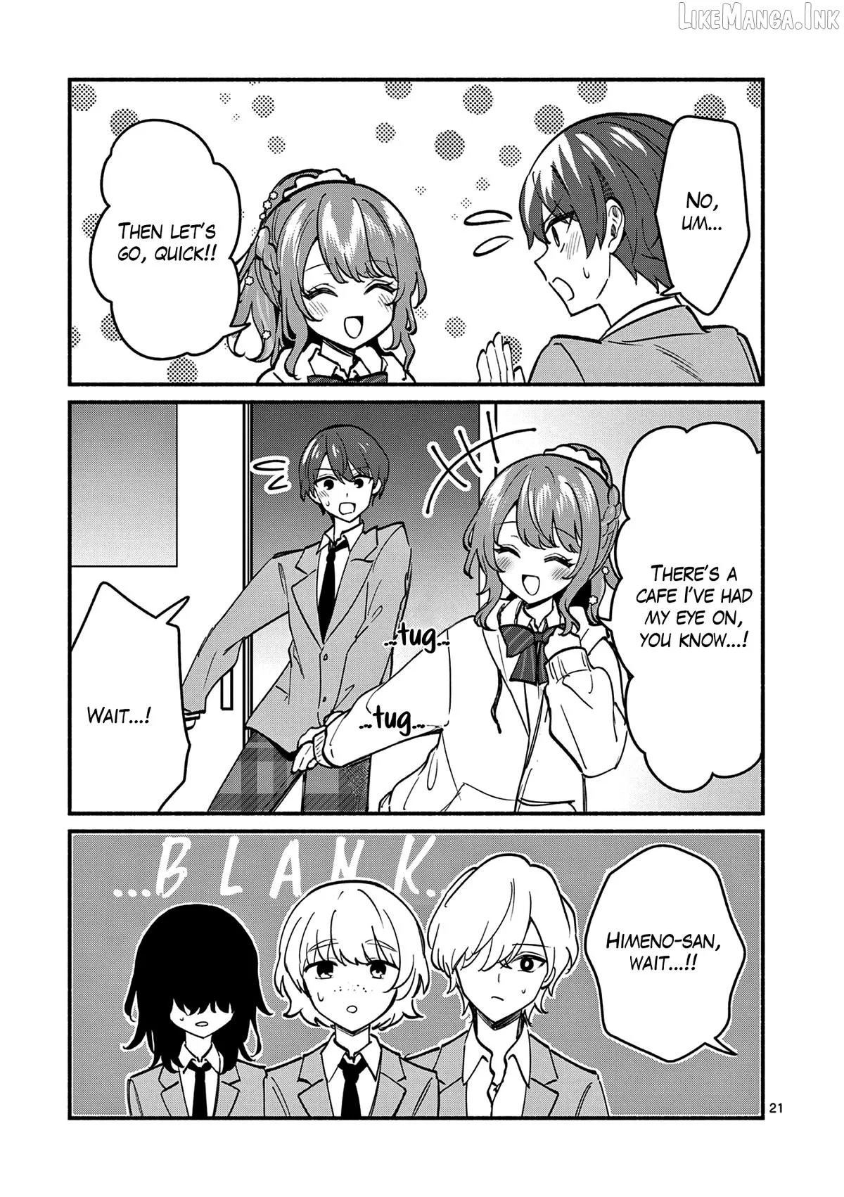 Shiotaiou no Sato-san ga Ore ni dake Amai Chapter 87 page 21