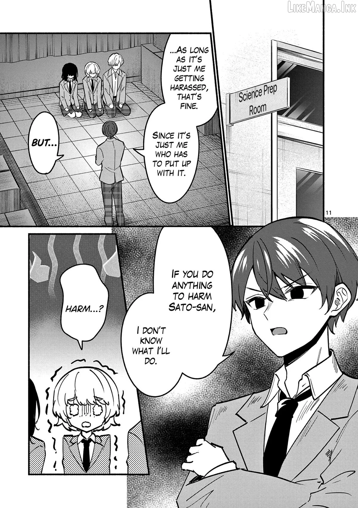 Shiotaiou no Sato-san ga Ore ni dake Amai Chapter 87 page 11