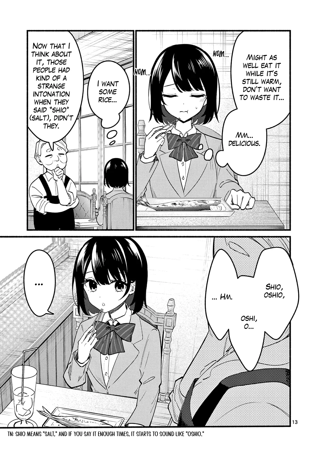 Shiotaiou no Sato-san ga Ore ni dake Amai Chapter 89 page 13