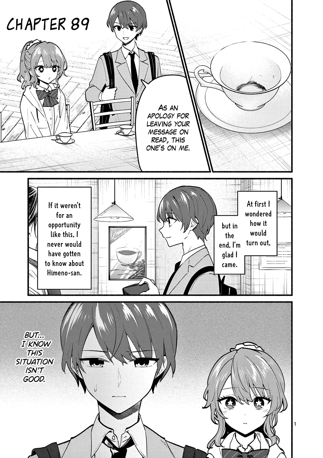 Shiotaiou no Sato-san ga Ore ni dake Amai Chapter 89 page 1
