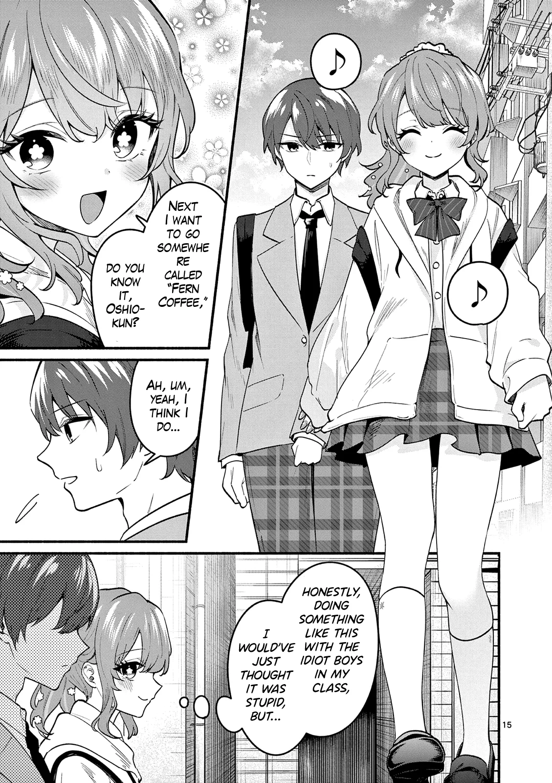 Shiotaiou no Sato-san ga Ore ni dake Amai Chapter 89 page 15