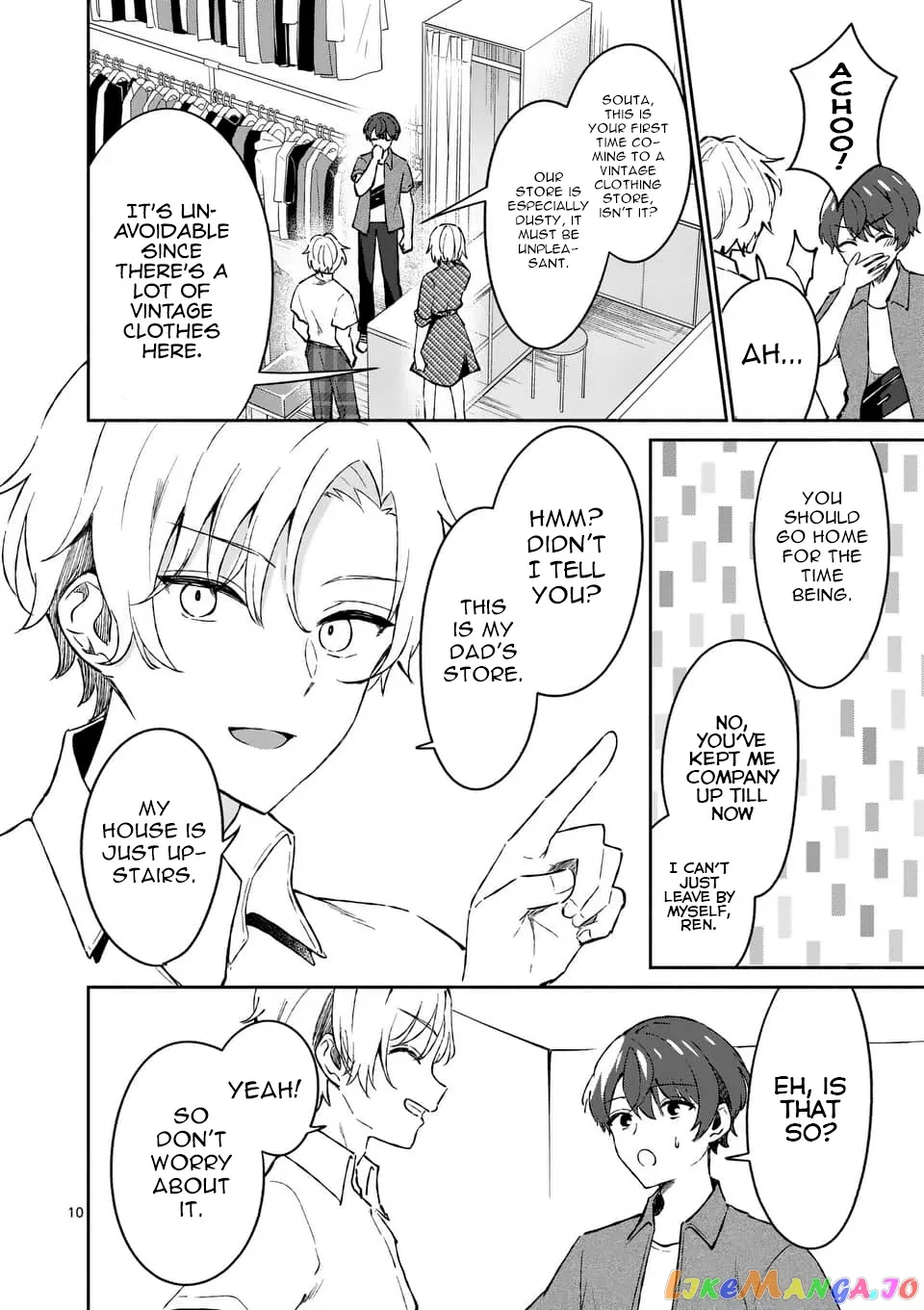 Shiotaiou no Sato-san ga Ore ni dake Amai Chapter 9 page 10