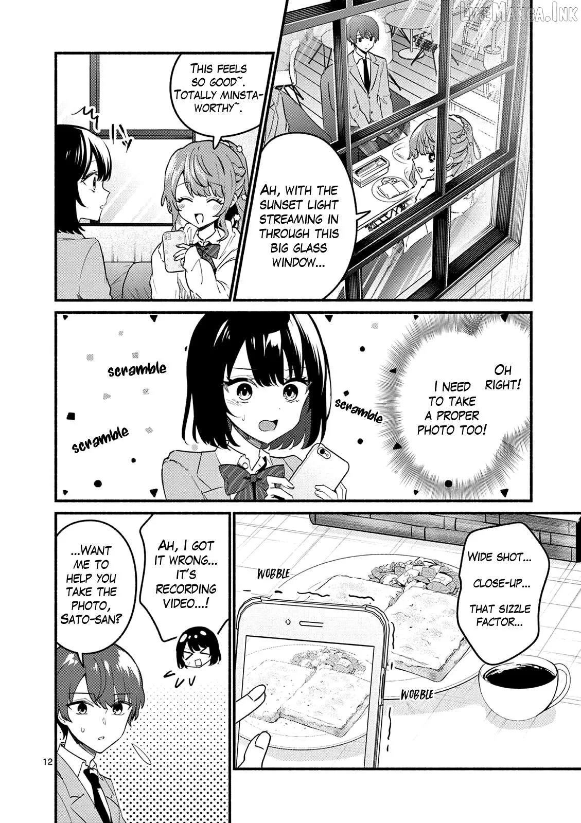 Shiotaiou no Sato-san ga Ore ni dake Amai Chapter 90 page 12