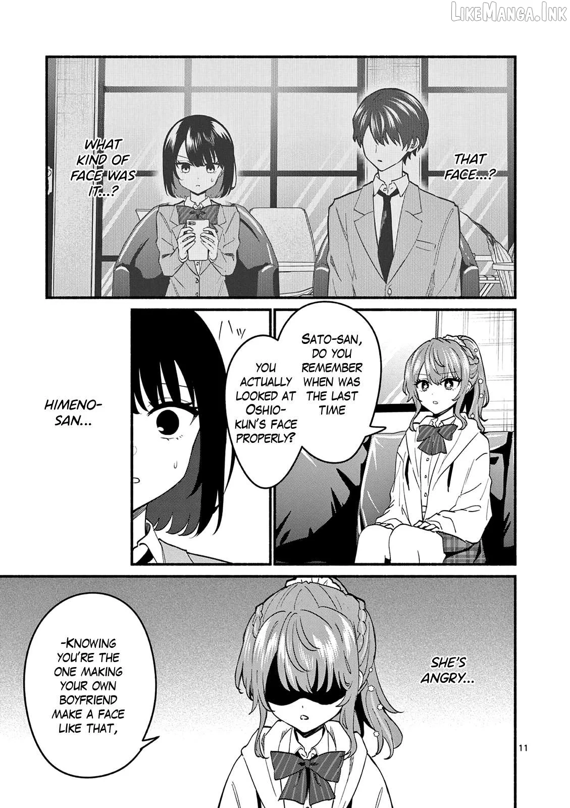 Shiotaiou no Sato-san ga Ore ni dake Amai Chapter 91 page 11
