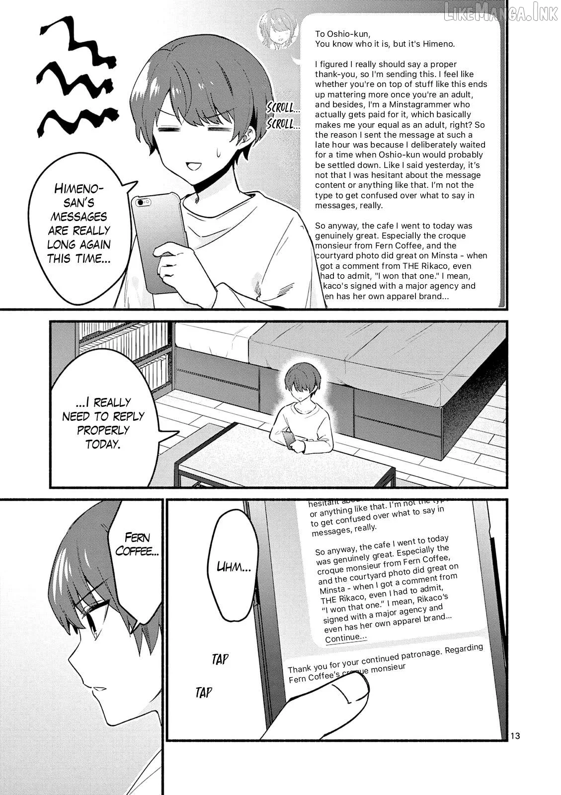 Shiotaiou no Sato-san ga Ore ni dake Amai Chapter 92 page 13