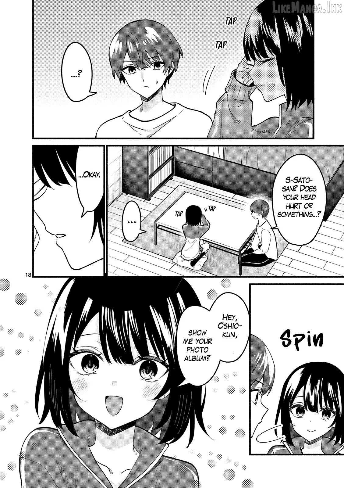 Shiotaiou no Sato-san ga Ore ni dake Amai Chapter 93 page 18