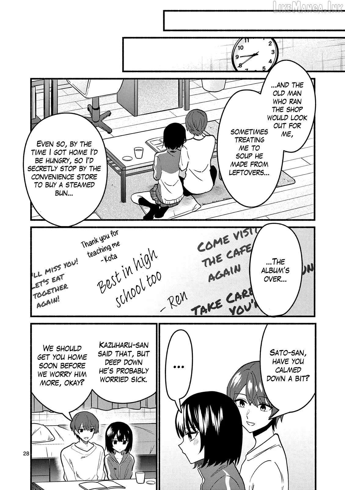 Shiotaiou no Sato-san ga Ore ni dake Amai Chapter 93 page 28