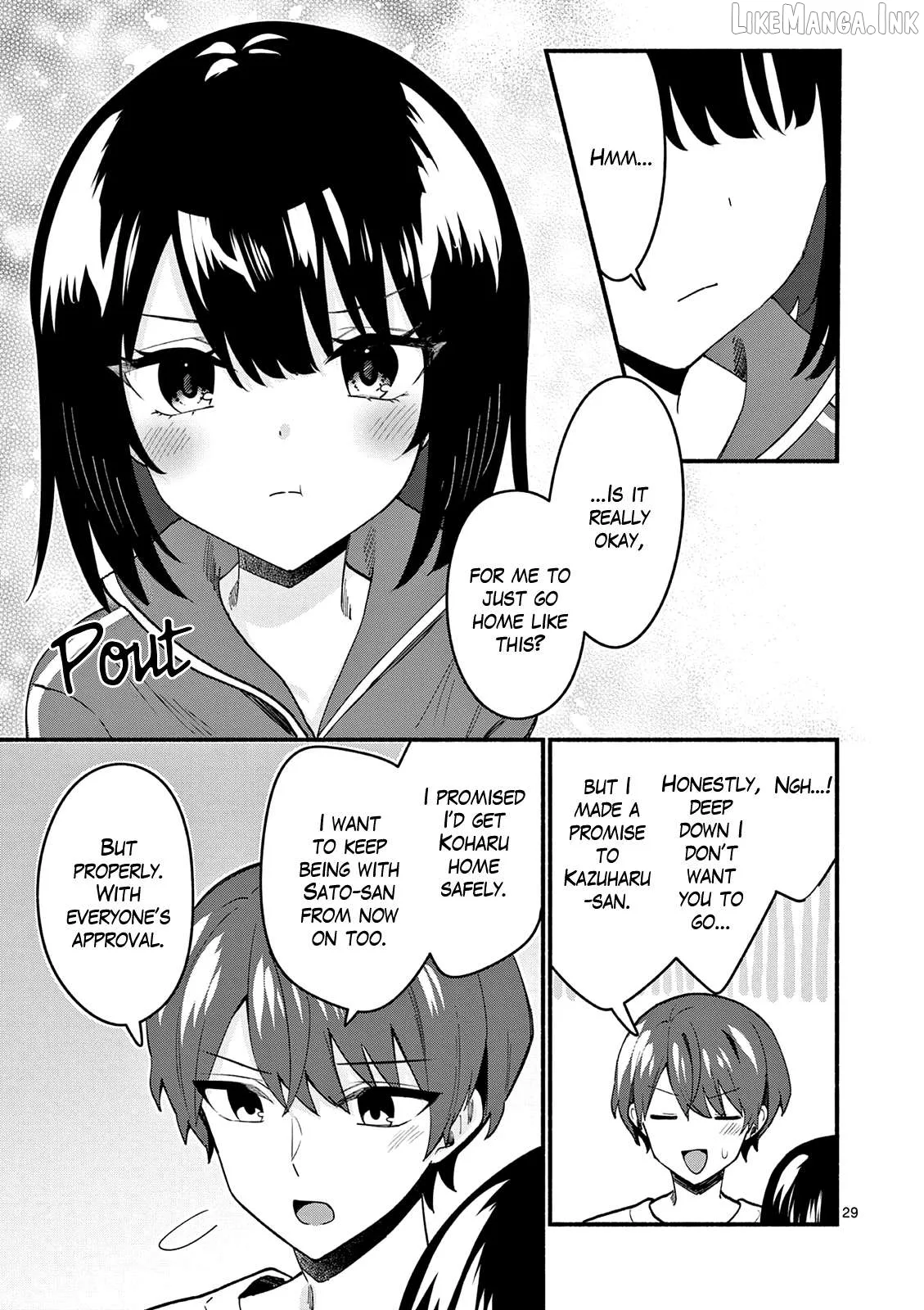 Shiotaiou no Sato-san ga Ore ni dake Amai Chapter 93 page 29