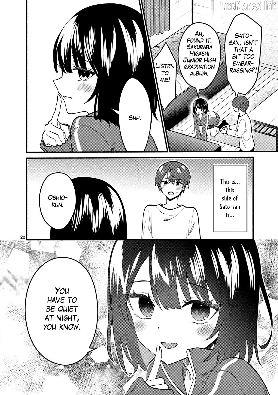 Shiotaiou no Sato-san ga Ore ni dake Amai Chapter 93 page 20