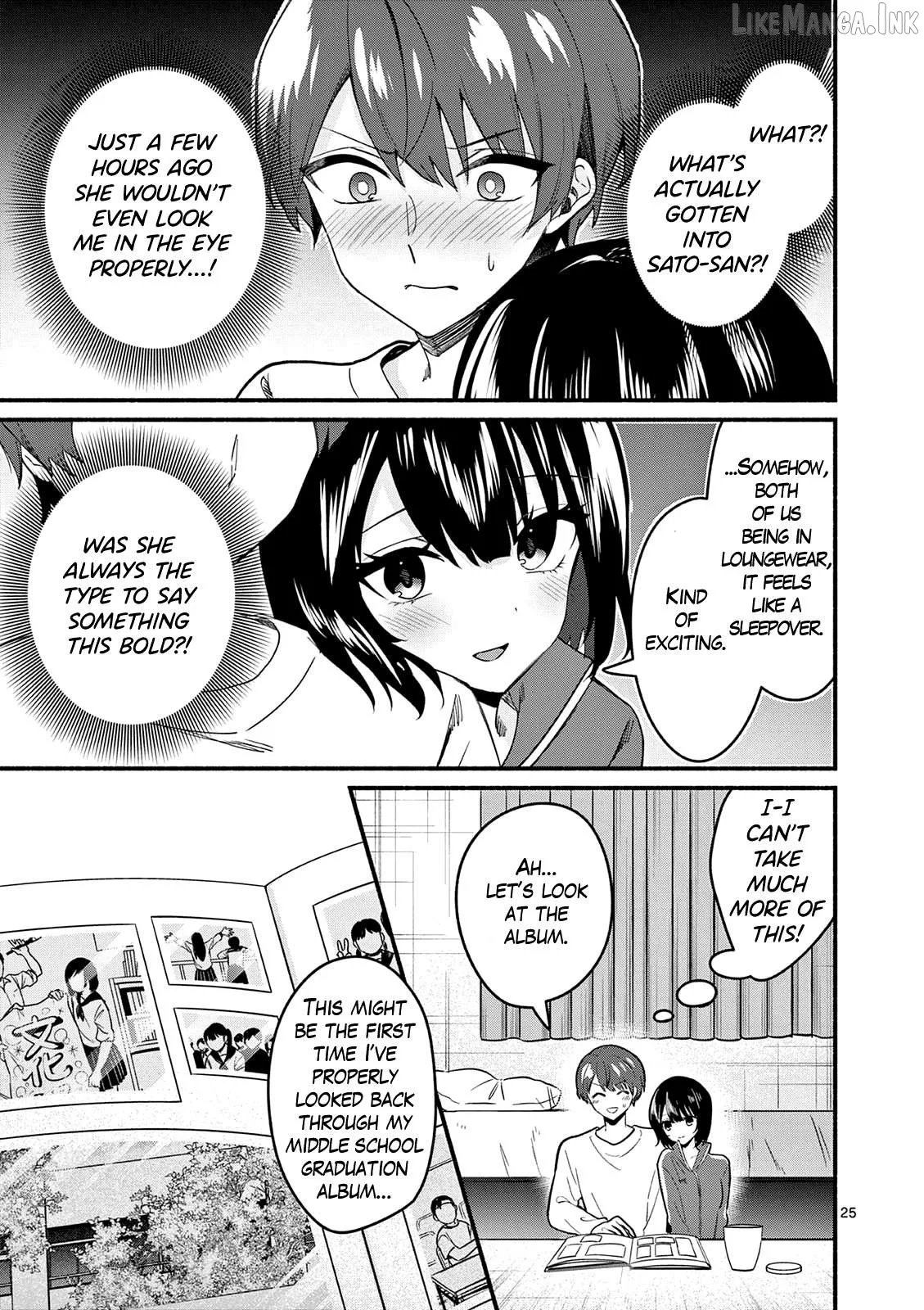 Shiotaiou no Sato-san ga Ore ni dake Amai Chapter 93 page 25