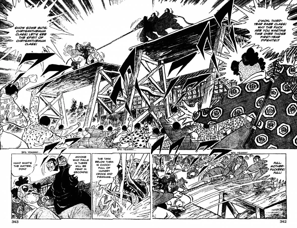 Shiritsu Kiwamemichi Koukou Chapter 36 page 12