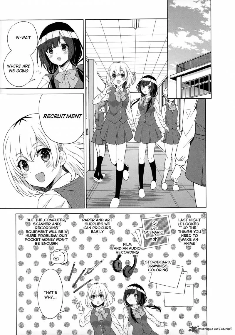 Shirobako: Ueyama Koukou Animation Doukoukai Chapter 1 page 17