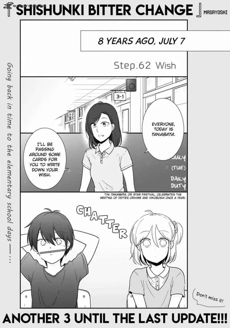 Shishunki Bitter Change Chapter 62 page 1