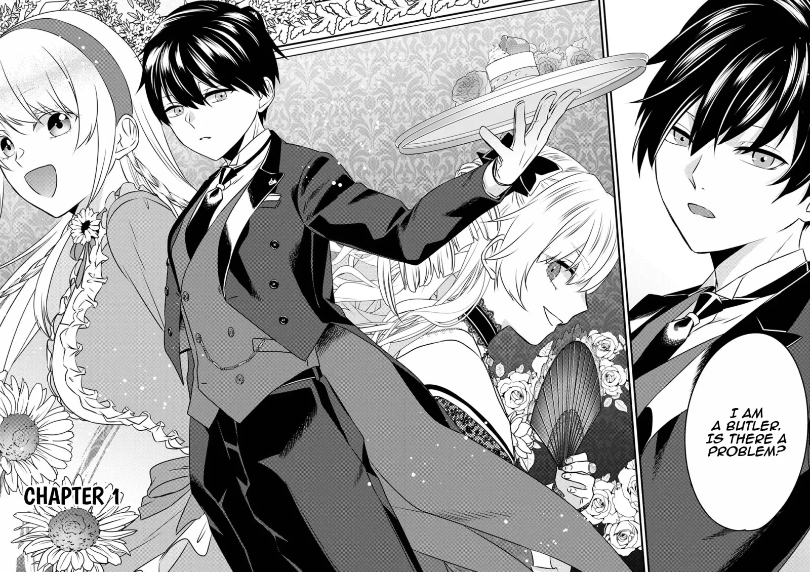 Shitsuji Desu ga Nanika? ~Osananajimi no Power Harassment Koujo to Zetsuen Shitara, Ringoku no Himawari Oujo ni Hirowareta node Kono Mi wo Sasagemasu~ Chapter 1 page 2