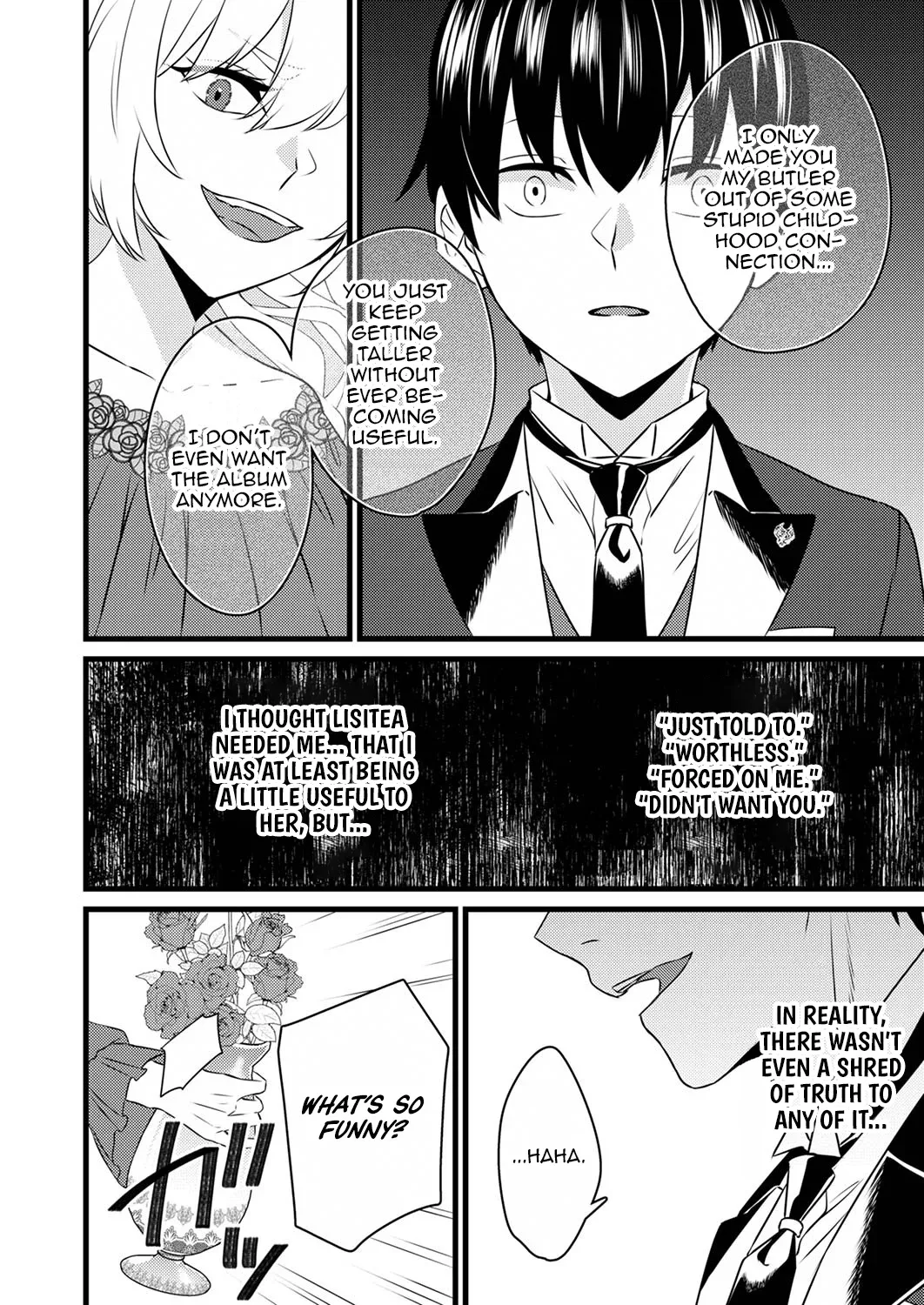 Shitsuji Desu ga Nanika? ~Osananajimi no Power Harassment Koujo to Zetsuen Shitara, Ringoku no Himawari Oujo ni Hirowareta node Kono Mi wo Sasagemasu~ Chapter 1 page 9
