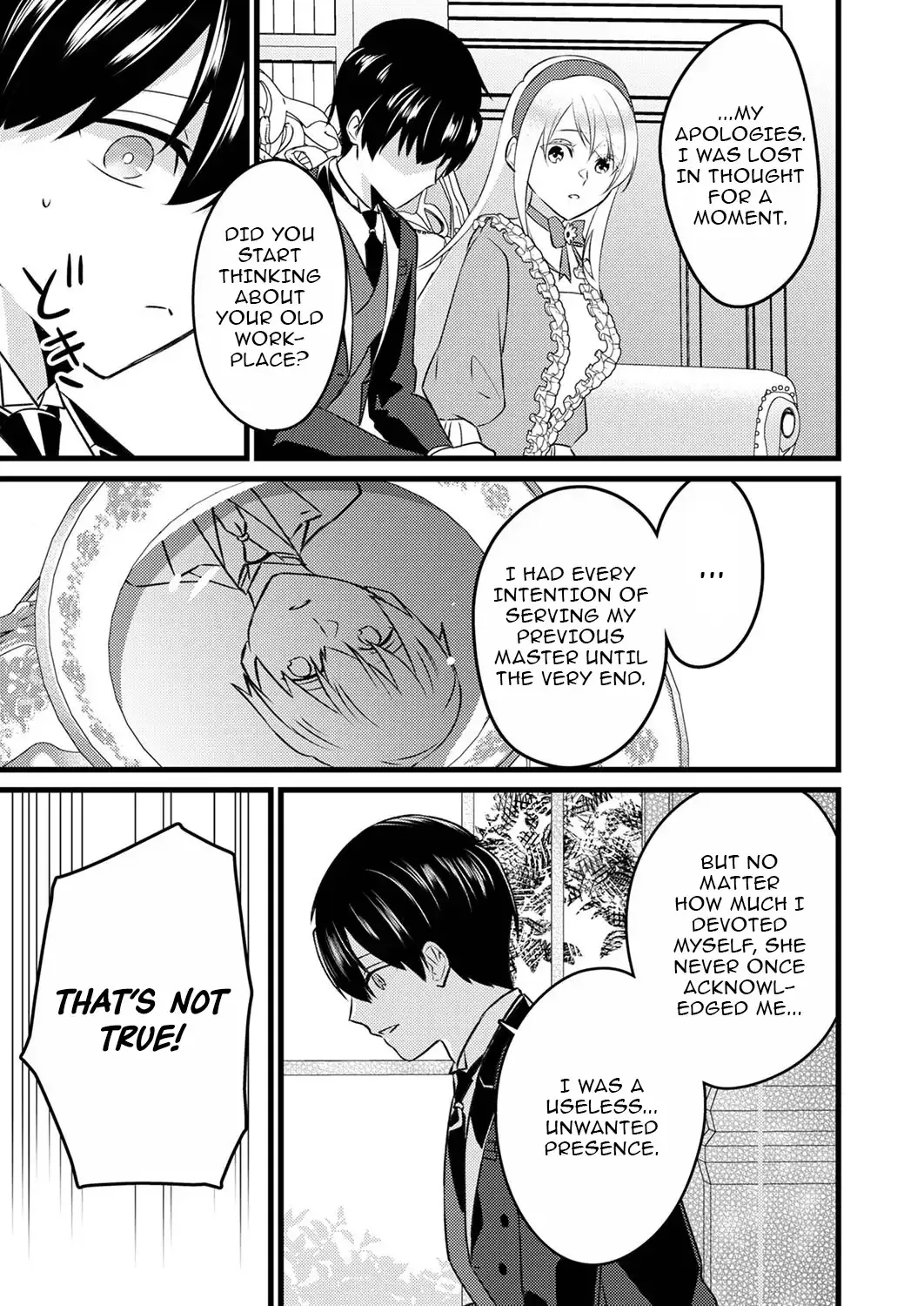 Shitsuji Desu ga Nanika? ~Osananajimi no Power Harassment Koujo to Zetsuen Shitara, Ringoku no Himawari Oujo ni Hirowareta node Kono Mi wo Sasagemasu~ Chapter 2 page 6