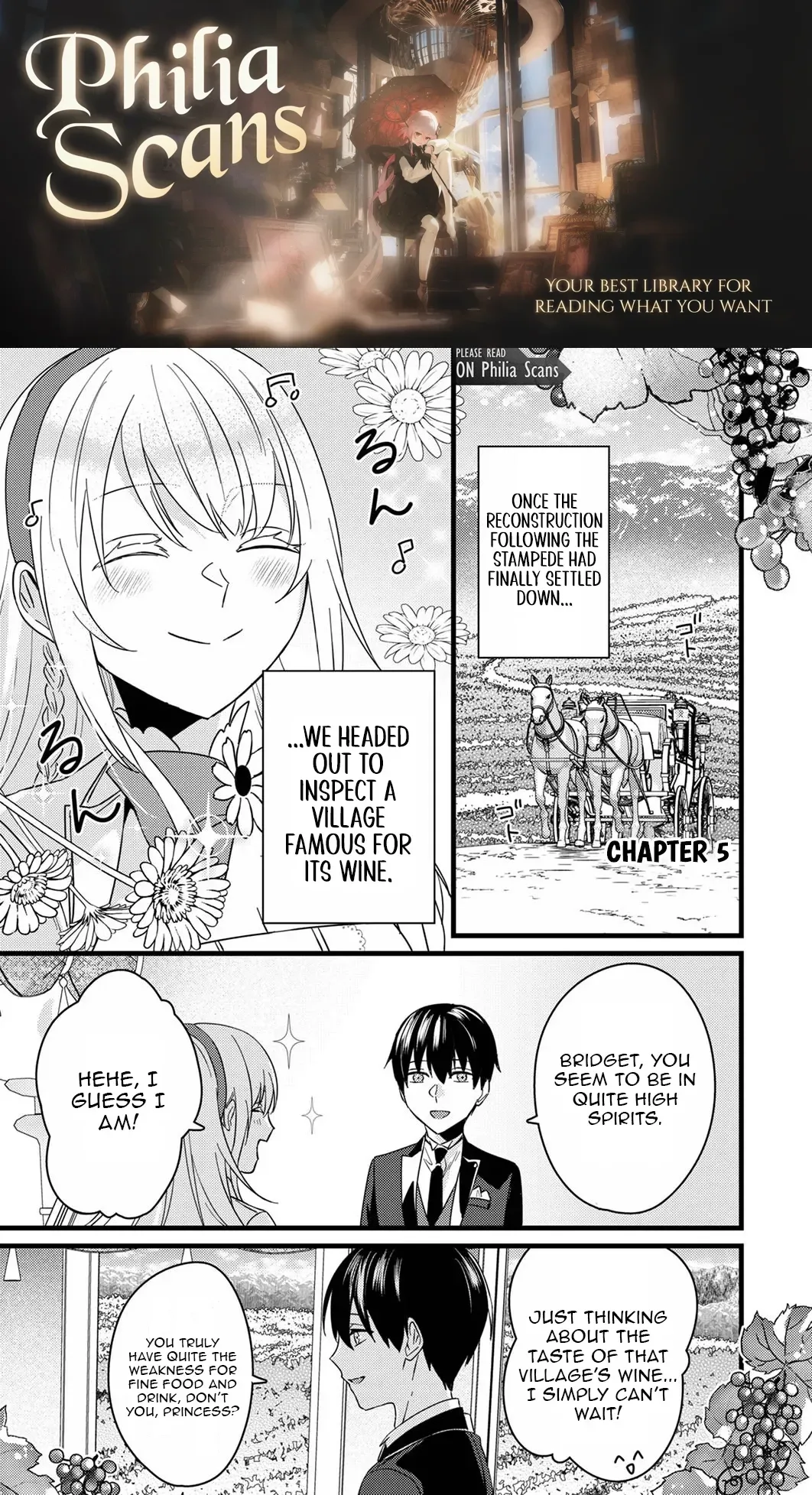 Shitsuji Desu ga Nanika? ~Osananajimi no Power Harassment Koujo to Zetsuen Shitara, Ringoku no Himawari Oujo ni Hirowareta node Kono Mi wo Sasagemasu~ Chapter 5 page 1