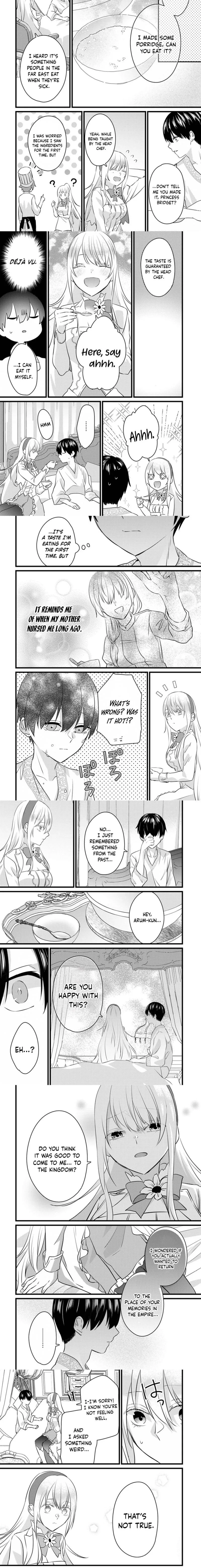 Shitsuji Desu ga Nanika? ~Osananajimi no Power Harassment Koujo to Zetsuen Shitara, Ringoku no Himawari Oujo ni Hirowareta node Kono Mi wo Sasagemasu~ Chapter 8 page 4