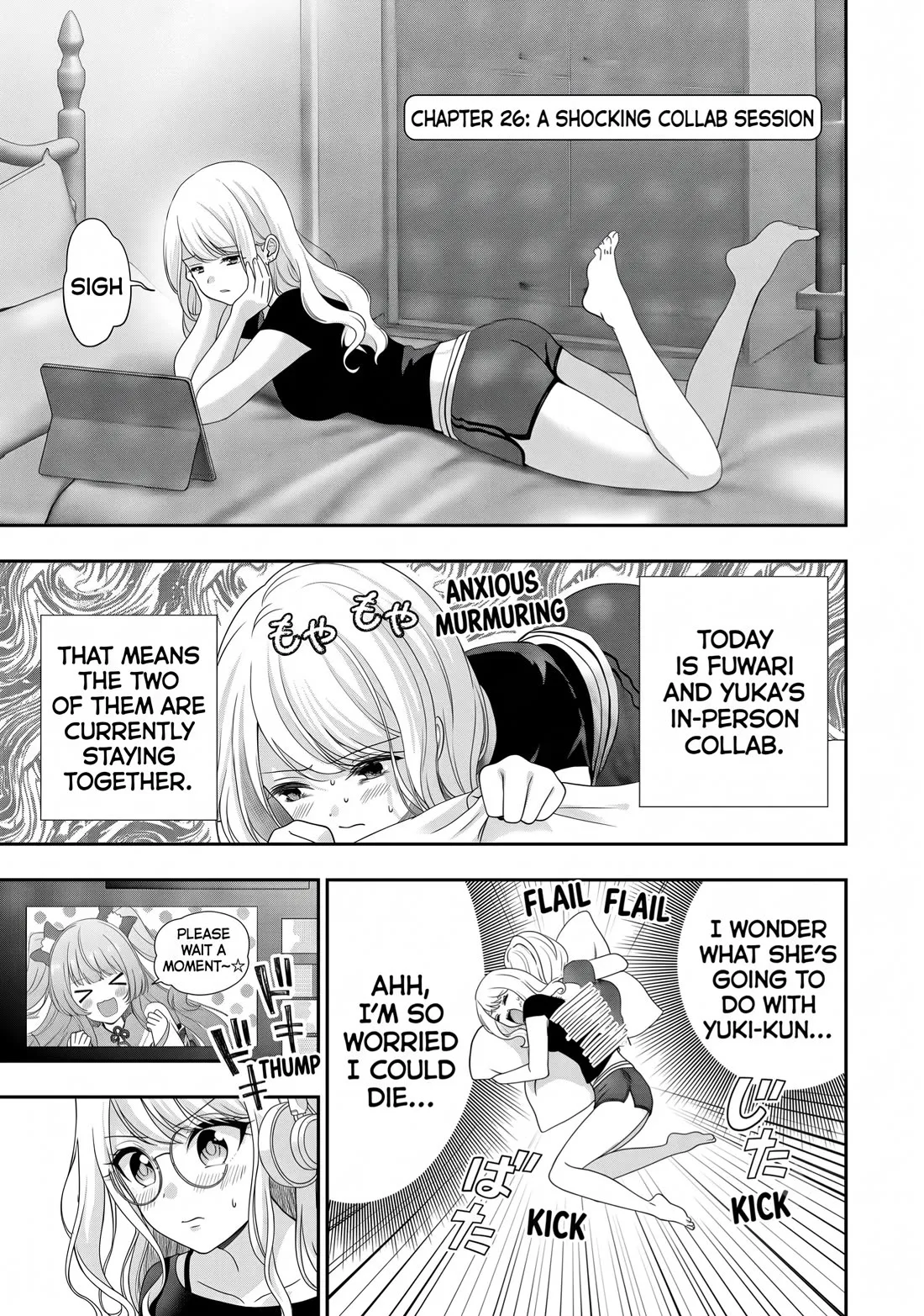 Shitsurenshita node Vtuber Hajimetara Toshiue no Onee-san ni Motemashita Chapter 26 page 1