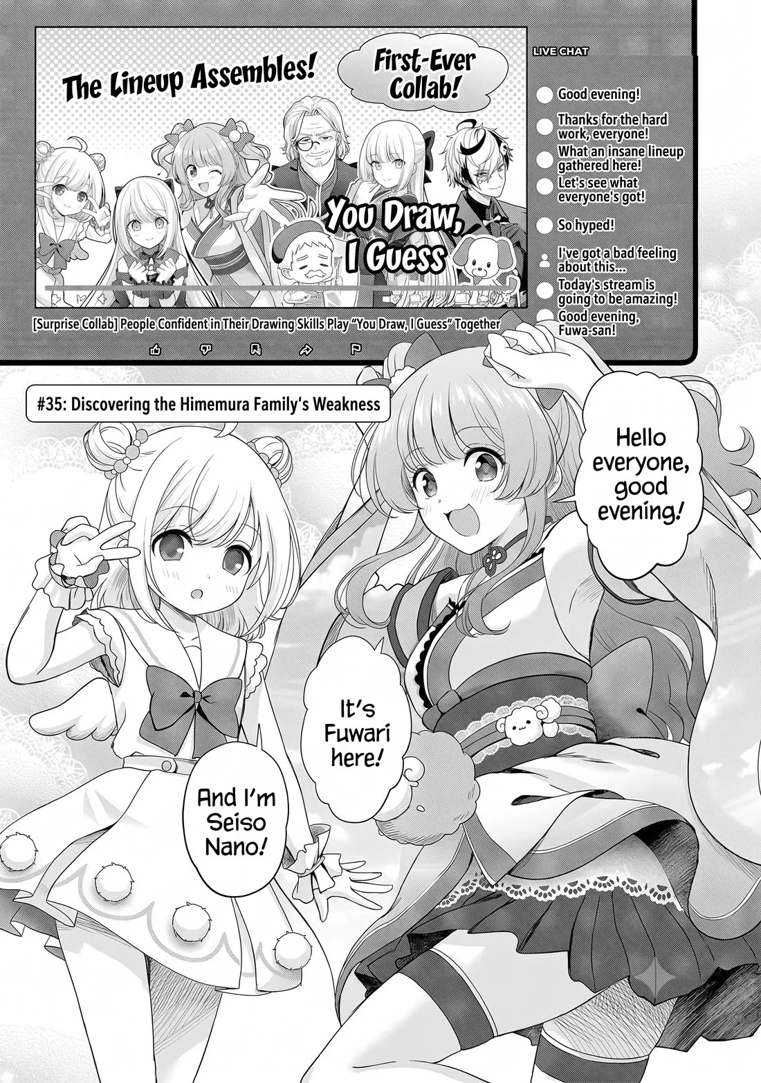 Shitsurenshita node Vtuber Hajimetara Toshiue no Onee-san ni Motemashita Chapter 35 page 1
