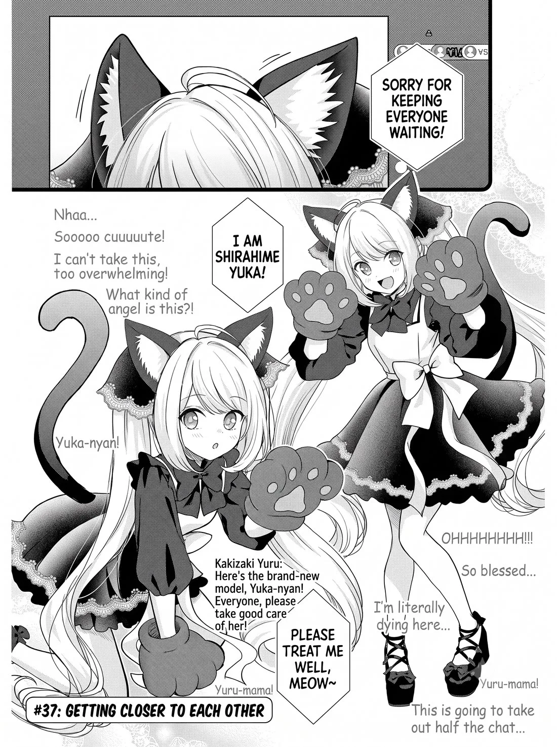 Shitsurenshita node Vtuber Hajimetara Toshiue no Onee-san ni Motemashita Chapter 37 page 1