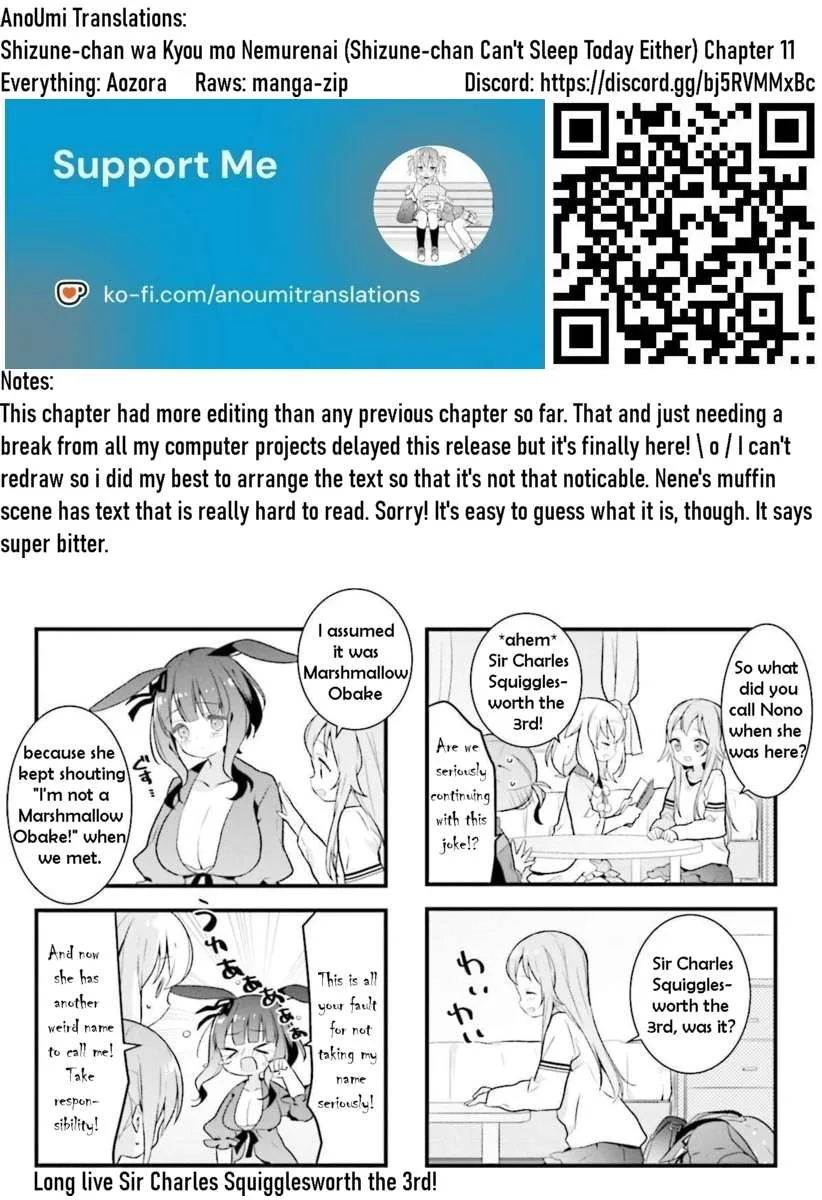 Shizune-chan can't sleep today either Chapter 11 page 9