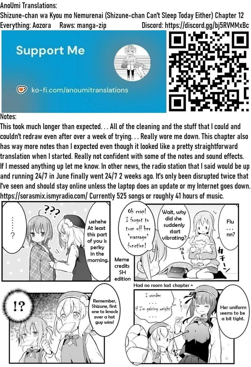 Shizune-chan can't sleep today either Chapter 12 page 9