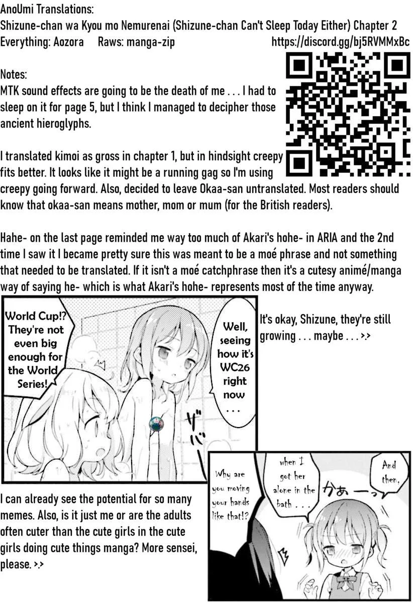 Shizune-chan can't sleep today either Chapter 2 page 9